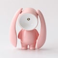 Miniatyrbilde 5 av 5: Oppladbar LED Bordlampe Berøringssensor Skrivebordslampe Sopplampe Soverom Restaurant Bar Kaffebar Dekor Rosa Kanin