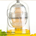 Miniatyrbillede 2 af 8: Egg Scrambler Hand Egg Shaker Mixer Blommen Æggehvide Mix Manuelt værktøj Golden Egg Maker til børn