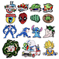 Pikkukuva 1 / 5: 15 kpl Spider-Man silitettävät brodeeratut merkit tee-se-itse-vaatteille ja -reppuille