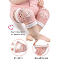 Miniatyrbild 4 av 5: Baby Kryp-Knäskydd - Unisex Halkskyddande Benvärmare (5 Par)