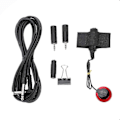 Miniatyrbilde 1 av 4: Universal Piezo Transduser Mikrofon Pickup for Gitar Ukulele Fiolin Instrumenter