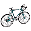 Miniatyrbild 2 av 8: Cykelmodell simulerad levande design vacker utsökt texturerad legering cykel prydnad leksak för present dekoration