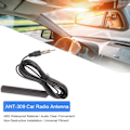 Miniatyrbillede 3 af 6: ANT-309 Universal Bil FM Radio Antenne Patch Antenne Forrude Montering 5M Kabel