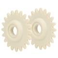 Miniatyrbillede 2 af 8: 2stk Strikkemaskine Gearhjul Reservedele til Brother KH868 H821 KH831 KH851 KH910 KH970