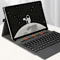 Miniatyrbilde 4 av 5: kompatibel Microsoft Surface Go 3 / 2 / 1 Hjorte Hodemønster Tablet Lærveske-D