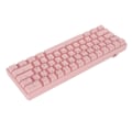 Miniatyrbillede 4 af 8: READSON Mekanisk tastatur 61 taster RGB baggrundsbelyst ergonomisk design 1800mAh batteri trådløs understøttet kablet tastatur sort akse krop