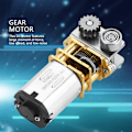 Miniatyrbillede 2 af 8: DC12V 11RPM N20 Retvinklet Metal Gearkasse Mikromotor til 3D-printpen