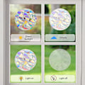 Miniatyrbillede 3 af 4: Rainbow Prism Anti-Collision Window Stickers Sæt med 10 stk