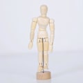 Miniatyrbillede 3 af 5: Kunstnerisk Træ Mannequin Skitsemodel