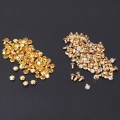 Pikkukuva 4 / 8: Kangas Crystal Inlay Rapid 6 mm niitit täplät nastat cap DIY-nahka-askartelukoristeluun (nro 3)