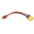 Pikkukuva 1 / 8: XT60-urosliitin T-urosliittimeen -sovitin 14AWG-kaapeli B6 LiPo -akkulaturille