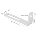 Pikkukuva 8 / 8: Jazz Sähkökitara Metal Pick Guard Pickguard Bracket Soittimen lisävaruste