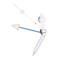 Pikkukuva 6 / 8: Luminous Watch Hands Tunti Minuutti Second Hands Watch tarvikkeet 3186 MovementLuminous Blue Hands