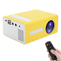 Miniatyrbilde 5 av 8: Hjemmeprojektor AV bærbar LED Mini CrossBorder med fjernkontroll 110240V (gul EU-kontakt)