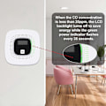 Miniatyrbild 4 av 5: Kolmonoxidvarnare Alarm Utbytbart Batteridriven, CO-larmdetektor med Digital Display -CHSZ