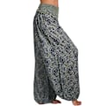 Miniatyrbilde 2 av 4: Trykte Boho Baggy Harem Yoga Bukser for Kvinner Army Green 4XL