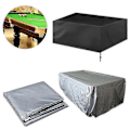 Pikkukuva 2 / 5: Biljardipöydän pölysuoja 7/8/9 jalkaa, kestävä vedenpitävä biljardi snooker-pöydän suojus pölyltä suojaava - Uusi SZJR 260x135x82cm musta