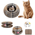 Miniatyrbillede 3 af 4: Katte Legetøj, Katte Krattebræt, Katte Kratte, Tæppe- og Sofabeskyttelse, Magisk Orgel Katte Kratte, 2 i 1 Katte Kratte med Klokke