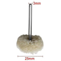 Miniatyrbild 2 av 4: 10 Delar Roterande Polerull Bomull Hjul Borste Borr Bits Kit Tillbehör