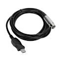 Miniatyrbillede 1 af 8: Mikrofon Mic Link Kabel Adapter USB til XLR Mikrofon Link Kabel Kabel 3 meter