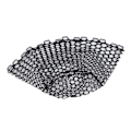 Miniatyrbilde 6 av 8: Fluefiske erstatningsnett Fordypet fiskegummnett Fiske landingsnettpose deler Svart dybde 32cm
