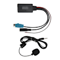 Miniatyrbillede 6 af 8: Bilstereo Bluetooth 5.0 Indgangskabel Lydmusikadapter med Mikrofon Udskiftning til Alpine KCE‑236B til Android Smartphone Opkald