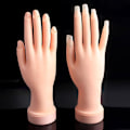 Miniatyrbild 1 av 5: Flexibel Böjbar Mannequin Hand för Akrylnaglar Övning - 1 st