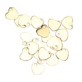 Miniatyrbillede 7 af 8: 20 stk DIY hjerteformet vedhæng i rustfrit stål med tilbehør til fremstilling af hulsmykker (guld 6,5 x 7 mm)