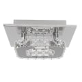 Miniatyrbilde 8 av 8: LED-taklampe 3 lysfarger moderne dekorative firkantede falske krystall mini lysekrone for stue korridor 85‑265V