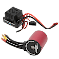 Miniatyrbillede 2 af 8: RC børsteløs motor ESC Combo 60A ESC S3650 5200KV børsteløs motor kit til 1/10 RC bil lastbil crawler