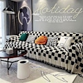 Miniatyrbild 2 av 5: Jacquard Stretch Sofföverdrag med Armstöd Sofföverdrag 180*130cm