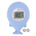 Miniatyrbillede 1 af 8: Hvalformet babybadekar vandtermometer lydløs alarm spædbarn baby badekar flydende legetøj temperaturtermometer