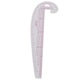Miniatyrbild 3 av 8: 58 cm 6501 böjd linjal hög precision transparent kropp plast böjd linjal sömnad för sömnadsmönsterdesign