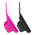 Miniatyrbillede 4 af 8: 6 stk Syning Fingerthing Pusher Justerbar Sikker Nøjagtig Fingerthing Thread Controller til alle Strygestation Sort Lilla