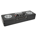 Miniatyrbilde 5 av 8: Karaoke-maskin med 2 mikrofoner, bærbar Bluetooth utendørs lydkort høyttaler karaoke-maskinsett for hjemmefest bryllup camping