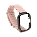 Miniatyrbild 7 av 8: 2 i 1 watch Case Silikon justerbart case för Redmi Watch 3 Pink