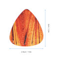 Miniatyrbild 2 av 8: 10 st Plast gitarr Plectrum Set Bas Ukelele Pick Musikinstrument Tillbehör