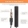 Miniatyrbillede 2 af 6: ANT-309 Universal Bil FM Radio Antenne Patch Antenne Forrude Montering 5M Kabel