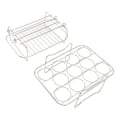 Miniatyrbilde 2 av 8: Dampstativsett Egg Dampstativ Grillspyd 304 Rustfritt Stål Trygt for NINJA FOOD