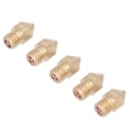 Miniatyrbillede 7 af 8: 5 stk. 3D-printer dyse i messing med høj varmeledningsevne til CR10 1,75 mm filament 0,8 mm