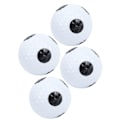 Miniatyrbillede 7 af 8: 4 stk. Golf Putting Practice Dobbelt Lag Spil Bold Hvid Sort Bold Sort Prik Bold