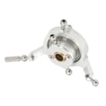 Miniatyrbild 8 av 8: RC helikopter Swashplate Set Aluminiumlegering Cross Plate för Fly Wing FW200 RC helikopter Silver