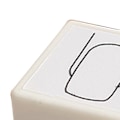 Miniatyrbillede 7 af 8: Neglemønsterstempel Smukt, sart, sart, bærbart øvestempel til øvning af firkantede negle