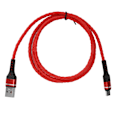 Miniatyrbilde 2 av 8: 1M 3A Hurtiglading Kabel Flettet USB Lader Laderkabel Data Synkronisering Laderledning Micro USB