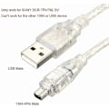Miniatyrbillede 2 af 5: USB Han til Firewire IEEE 1394 4-Pin Han iLink Adapterkabel til Sony DCR-TRV75E DV