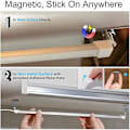 Miniatyrbilde 3 av 7: LED-strips Craft Light 3 fargetemperaturer Under skapbelysningsstang innebygd magneter USB DC5V benkbelysningsstang LED skaplys