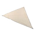 Miniatyrbillede 6 af 8: Canopy Canvas Rustfrit Stål 4x4x4m Trekant Baldakin med 3 Reb for Gårdsplads Græsplæne Have Hvid