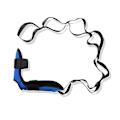 Miniatyrbild 2 av 4: Flexibilitetsben Fascia Sträckbälte för Ligament Stretching - Blå