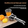 Miniatyrbillede 5 af 5: Manuel Citruspresser i Rustfrit Stål - Robust Håndpres til Frisk Appelsin-, Lime- og Grapefrugtjuice