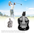 Miniatyrbild 7 av 8: Metallisk magnetisk golfkeps hatt visir klämma bollmarkör tillbehör (svart gitarr)